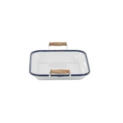 Best deal ✨ White Metal Farmhouse Tray Set by Ivory and Iris 🎁 -Cheap Ivory and Iris Store D496786S 3
