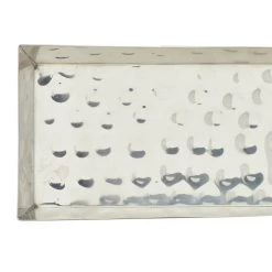 Promo 🌟 Silver Stainless Steel Contemporary Tray Set by Ivory and Iris 😍 -Cheap Ivory and Iris Store D496793S 6