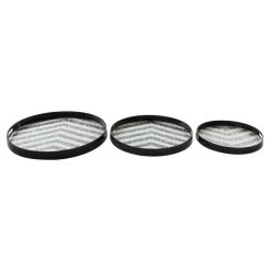 Cheap 👏 Black 👩 Mother of Pearl Modern Tray Set by Ivory and Iris 👏 -Cheap Ivory and Iris Store D496803S 5