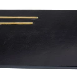 Hot Sale 😀 Black Marble Contemporary Tray Set by Ivory and Iris 🔥 -Cheap Ivory and Iris Store D496807S 4