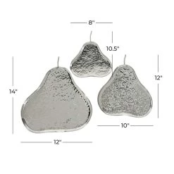 Outlet π Silver Stainless Steel Contemporary Decorative Tray Set by Ivory and Iris π 10 Outlet π Silver Stainless Steel Contemporary Decorative Tray Set by Ivory and Iris π -Cheap Ivory and Iris Store D496808S 5