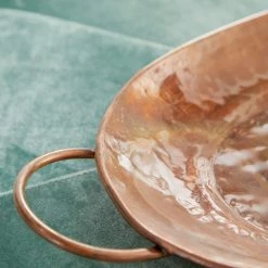 Outlet 💯 Copper Metal Rustic Tray Set by Ivory and Iris 👍 -Cheap Ivory and Iris Store D496811S 8