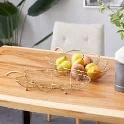 Cheapest ✨ Set of 2" Gold Metal Traditional Tray 23", 19" by Ivory and Iris 👍 -Cheap Ivory and Iris Store D496813S 7