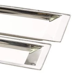 Best Sale π Set of 2" White Stainless Steel Traditional Tray, 22", 25" by Ivory and Iris π 9 Best Sale π Set of 2" White Stainless Steel Traditional Tray, 22", 25" by Ivory and Iris π -Cheap Ivory and Iris Store D496815S 4