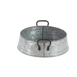 Deals ✔️ Set of 3" Grey Metal Farmhouse Tray, 18", 16", 14" by Ivory and Iris 🤩 -Cheap Ivory and Iris Store D496819S 3