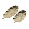 Budget 🛒 Set of 2" Gold Metal Contemporary Tray, 26" x 11" by Ivory and Iris 🥰