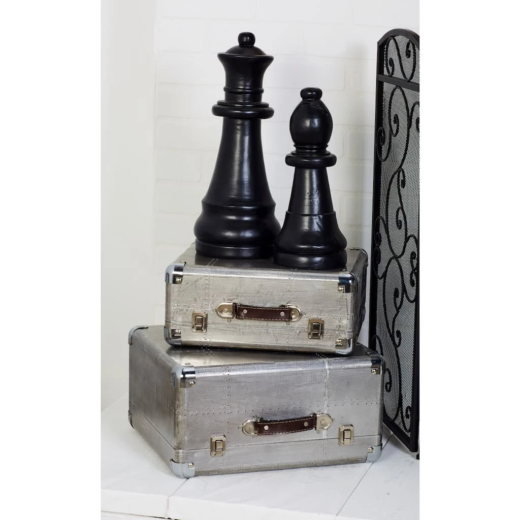 Best Sale π Silver Wood & Metal Farmhouse Box Set by Ivory and Iris π 2 Best Sale π Silver Wood & Metal Farmhouse Box Set by Ivory and Iris π - Image 2