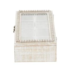 Best deal π 16" White Wood Farmhouse Box by Ivory and Iris π 10 Best deal π 16" White Wood Farmhouse Box by Ivory and Iris π -Cheap Ivory and Iris Store D496837S 3