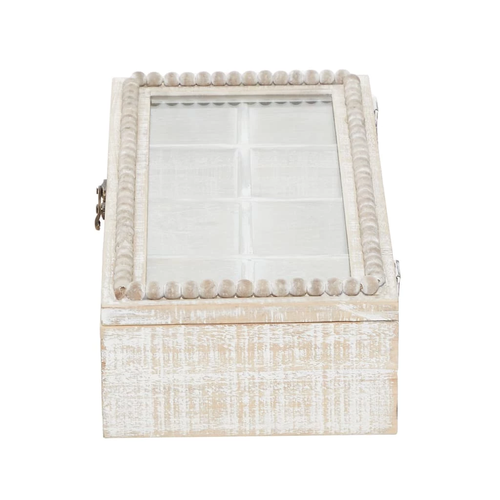 Best deal π 16" White Wood Farmhouse Box by Ivory and Iris π 3 Best deal π 16" White Wood Farmhouse Box by Ivory and Iris π - Image 3