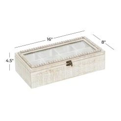Best deal π 16" White Wood Farmhouse Box by Ivory and Iris π 15 Best deal π 16" White Wood Farmhouse Box by Ivory and Iris π -Cheap Ivory and Iris Store D496837S 8