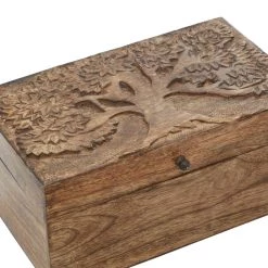 Wholesale ❤️ Brown Mango Wood Rustic Box Set by Ivory and Iris 🧨 -Cheap Ivory and Iris Store D496848S 10