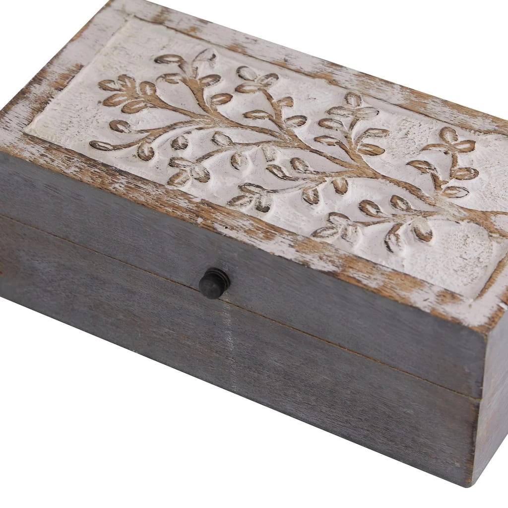 Cheapest βοΈ Gray Mango Wood Country Cottage Box Set by Ivory and Iris π 4 Cheapest βοΈ Gray Mango Wood Country Cottage Box Set by Ivory and Iris π - Image 4