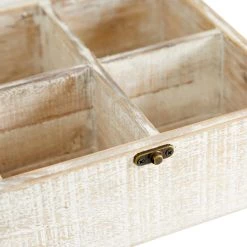 Budget 🎉 4" White Wood Farmhouse Box by Ivory and Iris ❤️ -Cheap Ivory and Iris Store D496854S 5