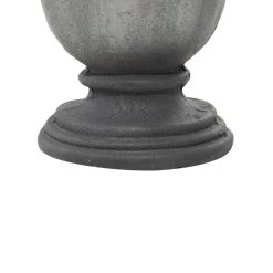 Promo 😀 Grey Resin Rustic Planter, 16" x 11" x 11" by Ivory and Iris 🎉 -Cheap Ivory and Iris Store D501331S 5
