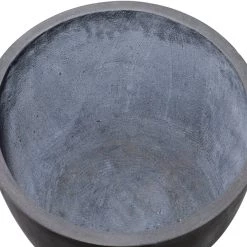 New 😉 Black Fiber clay Contemporary Planter, 13" x 29" by Ivory and Iris 🥰 -Cheap Ivory and Iris Store D501344S 4