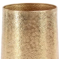 Cheapest 🤩 Set of 3 Gold Aluminum Glam Planter, 12", 16", 20" by Ivory and Iris 👍 -Cheap Ivory and Iris Store D501361S 6