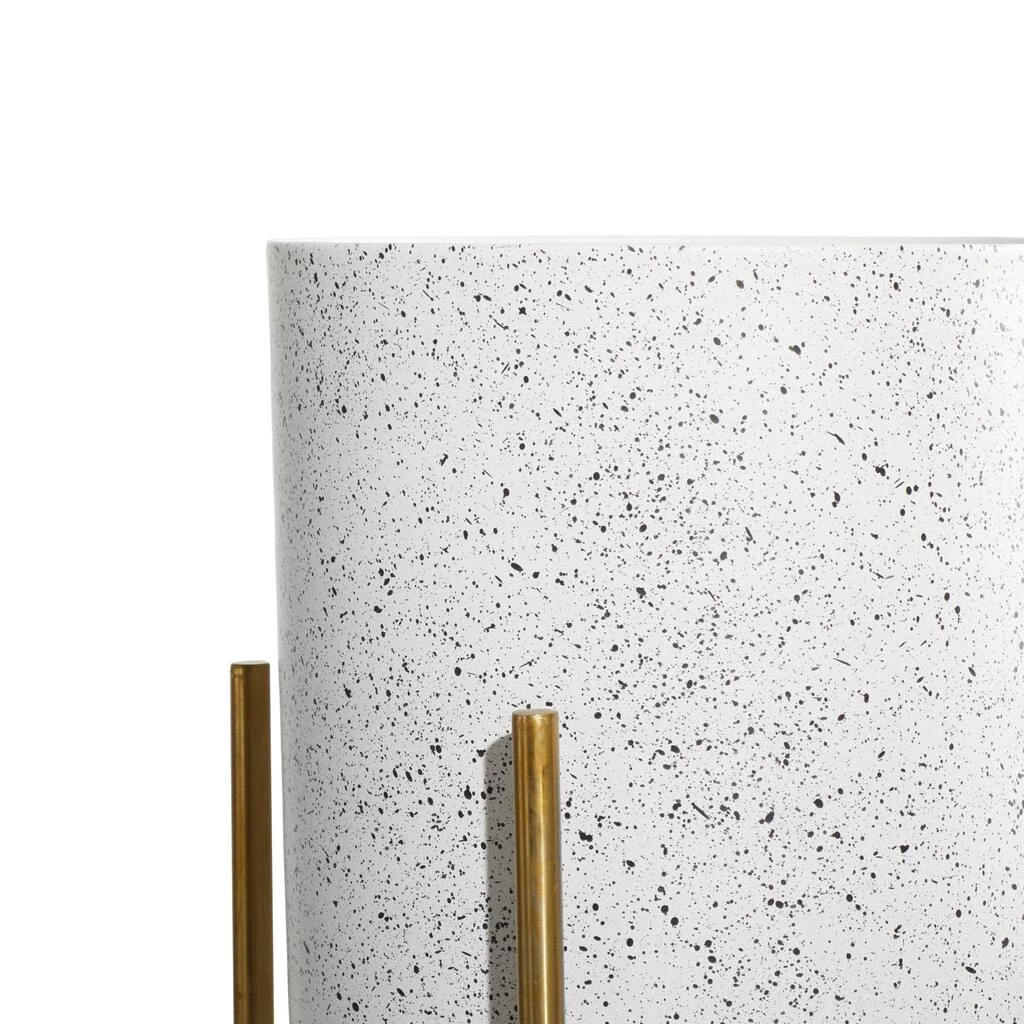 Deals π― Set of 2 Gold Metal Contemporary Planter, 39", 46" by Ivory and Iris π 5 Deals π― Set of 2 Gold Metal Contemporary Planter, 39", 46" by Ivory and Iris π - Image 5