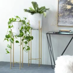 Deals π― Set of 2 Gold Metal Contemporary Planter, 39", 46" by Ivory and Iris π 15 Deals π― Set of 2 Gold Metal Contemporary Planter, 39", 46" by Ivory and Iris π -Cheap Ivory and Iris Store D501375S 8
