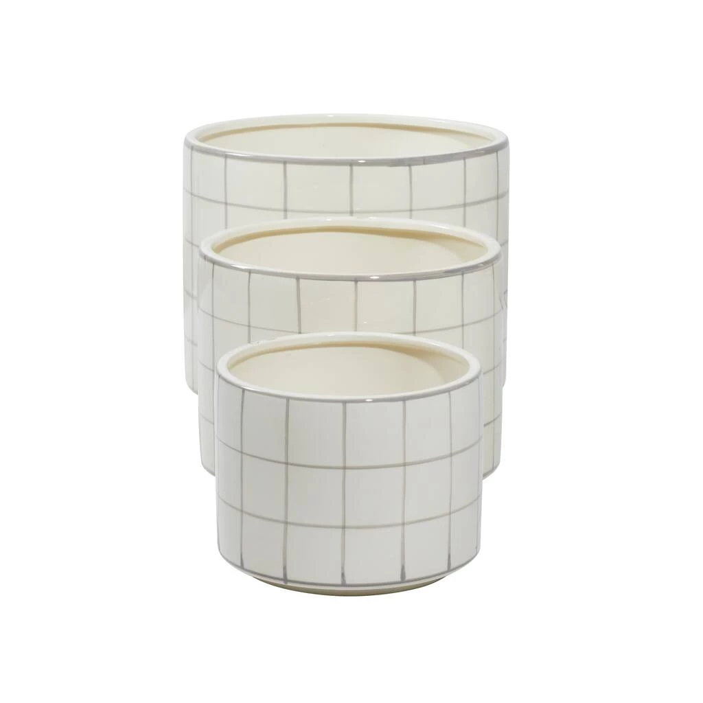 Coupon π Set of 3 White Dolomite Coastal Planter, 6", 8", 10" by Ivory and Iris βοΈ 2 Coupon π Set of 3 White Dolomite Coastal Planter, 6", 8", 10" by Ivory and Iris βοΈ - Image 2