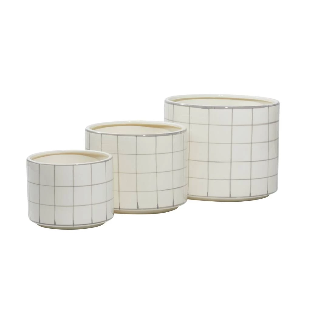 Coupon π Set of 3 White Dolomite Coastal Planter, 6", 8", 10" by Ivory and Iris βοΈ 3 Coupon π Set of 3 White Dolomite Coastal Planter, 6", 8", 10" by Ivory and Iris βοΈ - Image 3