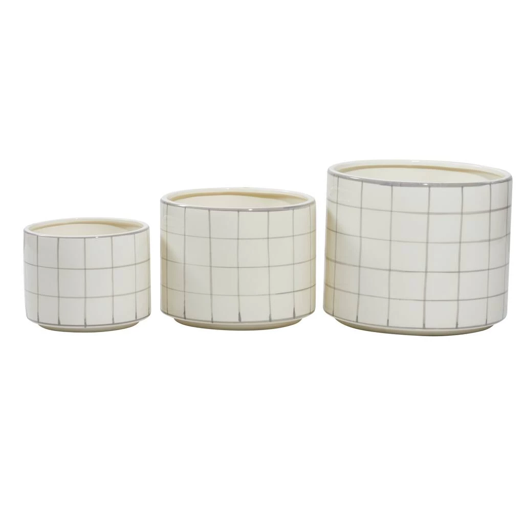 Coupon π Set of 3 White Dolomite Coastal Planter, 6", 8", 10" by Ivory and Iris βοΈ 5 Coupon π Set of 3 White Dolomite Coastal Planter, 6", 8", 10" by Ivory and Iris βοΈ - Image 5