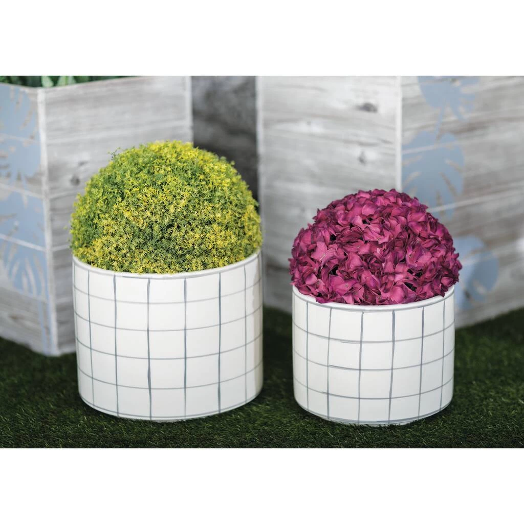 Coupon π Set of 3 White Dolomite Coastal Planter, 6", 8", 10" by Ivory and Iris βοΈ 7 Coupon π Set of 3 White Dolomite Coastal Planter, 6", 8", 10" by Ivory and Iris βοΈ - Image 7