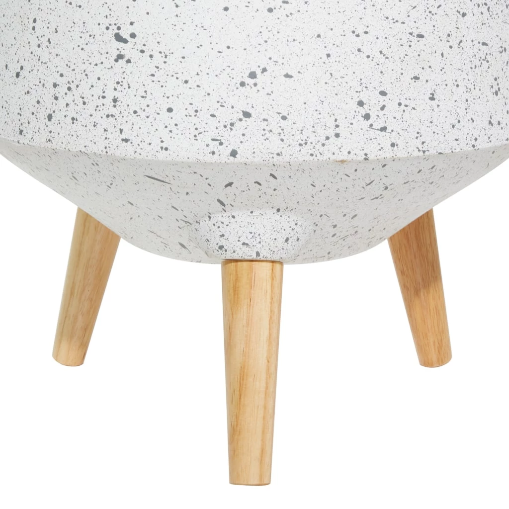 Promo β€οΈ Set of 2 White MgO Contemporary Planter 10", 12" by Ivory and Iris π 4 Promo β€οΈ Set of 2 White MgO Contemporary Planter 10", 12" by Ivory and Iris π - Image 4