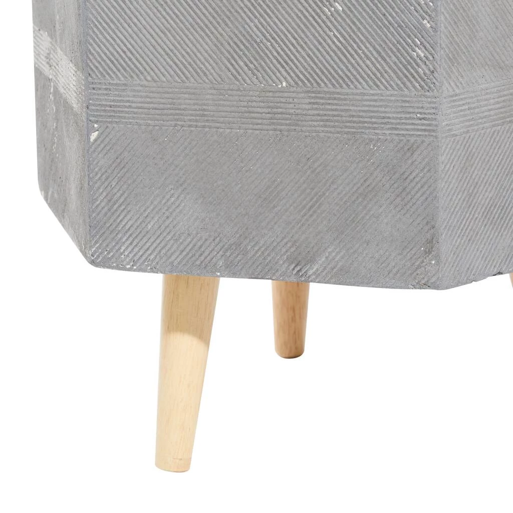 Deals βοΈ Set of 2 Grey Polystone Contemporary Planter, 15", 17" by Ivory and Iris π 3 Deals βοΈ Set of 2 Grey Polystone Contemporary Planter, 15", 17" by Ivory and Iris π - Image 3