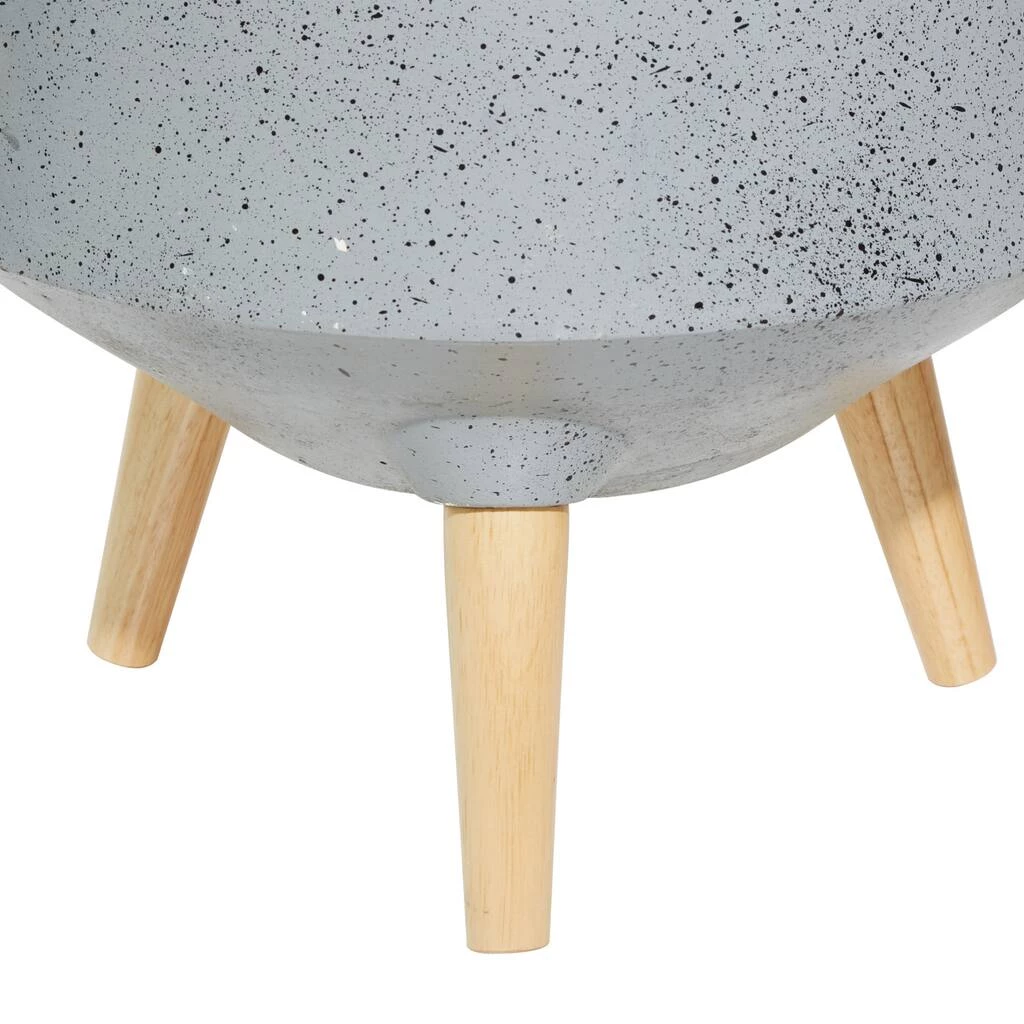 Best deal ⭐ Set of 2 Grey MgO Contemporary Planter 12", 10" by Ivory and Iris ⭐ 3 Best deal ⭐ Set of 2 Grey MgO Contemporary Planter 12", 10" by Ivory and Iris ⭐ - Image 3