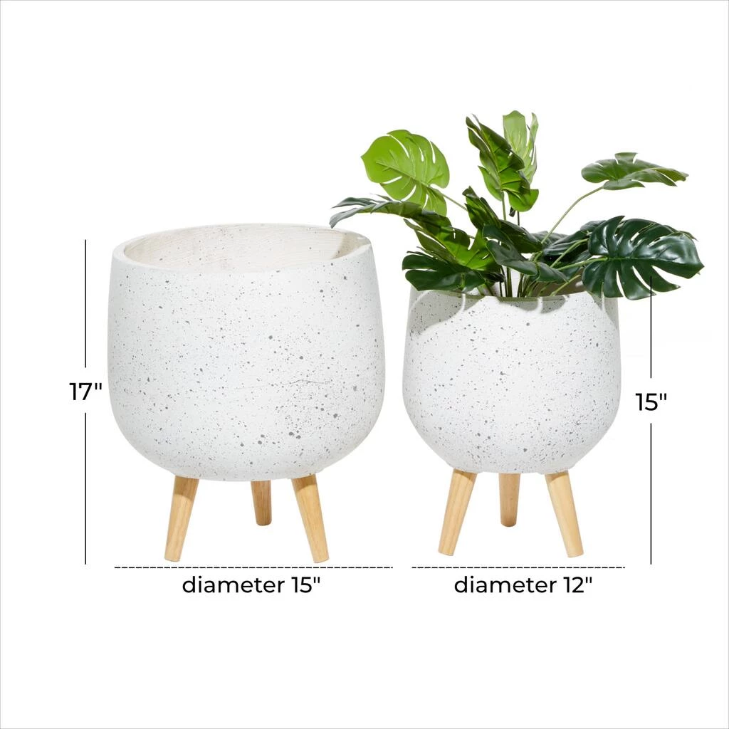 Best reviews of π₯ Set of 2 White MgO Contemporary Planter 17", 15" by Ivory and Iris π€© 6 Best reviews of π₯ Set of 2 White MgO Contemporary Planter 17", 15" by Ivory and Iris π€© - Image 6