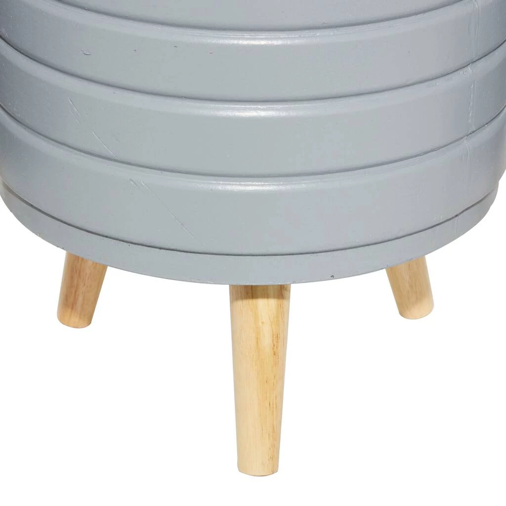 New π Set of 3 Grey MgO Contemporary Planter 14", 16", 18" by Ivory and Iris 𧨠4 New π Set of 3 Grey MgO Contemporary Planter 14", 16", 18" by Ivory and Iris 𧨠- Image 4