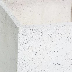 Buy 🧨 Set of 2 White MgO Contemporary Planter 16", 18" by Ivory and Iris 😀 -Cheap Ivory and Iris Store D501415S 4