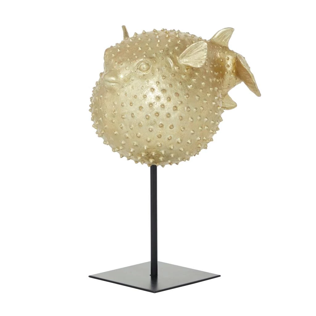 Budget β Gold Polyresin Coastal Fish Sculpture, 14" x 10" x 7" by Ivory and Iris π 1 Budget β Gold Polyresin Coastal Fish Sculpture, 14" x 10" x 7" by Ivory and Iris π