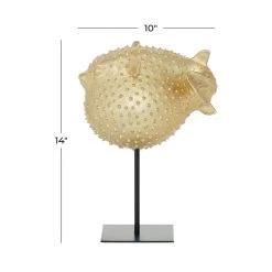 Budget β Gold Polyresin Coastal Fish Sculpture, 14" x 10" x 7" by Ivory and Iris π 14 Budget β Gold Polyresin Coastal Fish Sculpture, 14" x 10" x 7" by Ivory and Iris π -Cheap Ivory and Iris Store D501437S 7