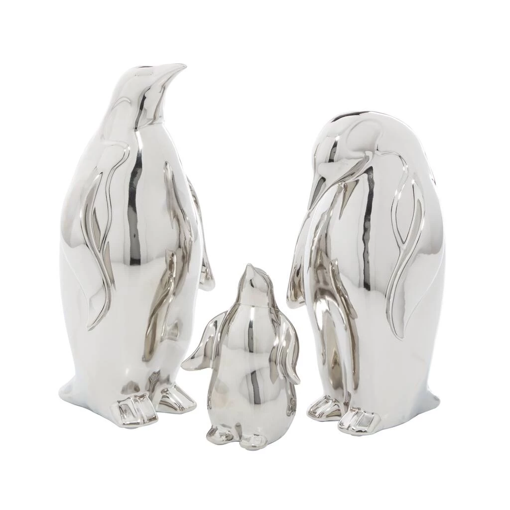 Best Pirce β Set of 3 Silver Porcelain Glam Sculpture 11", 10", 6" by Ivory and Iris π 1 Best Pirce β Set of 3 Silver Porcelain Glam Sculpture 11", 10", 6" by Ivory and Iris π