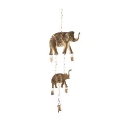 Brand new 🤩 Brass Metal Eclectic Windchime, 10" x 2" x 28" by Ivory and Iris 🥰 -Cheap Ivory and Iris Store D502256S 5