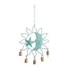 Wholesale 🧨 Turquoise Metal Eclectic Windchime, 13" x 11" x 1" by Ivory and Iris ⭐