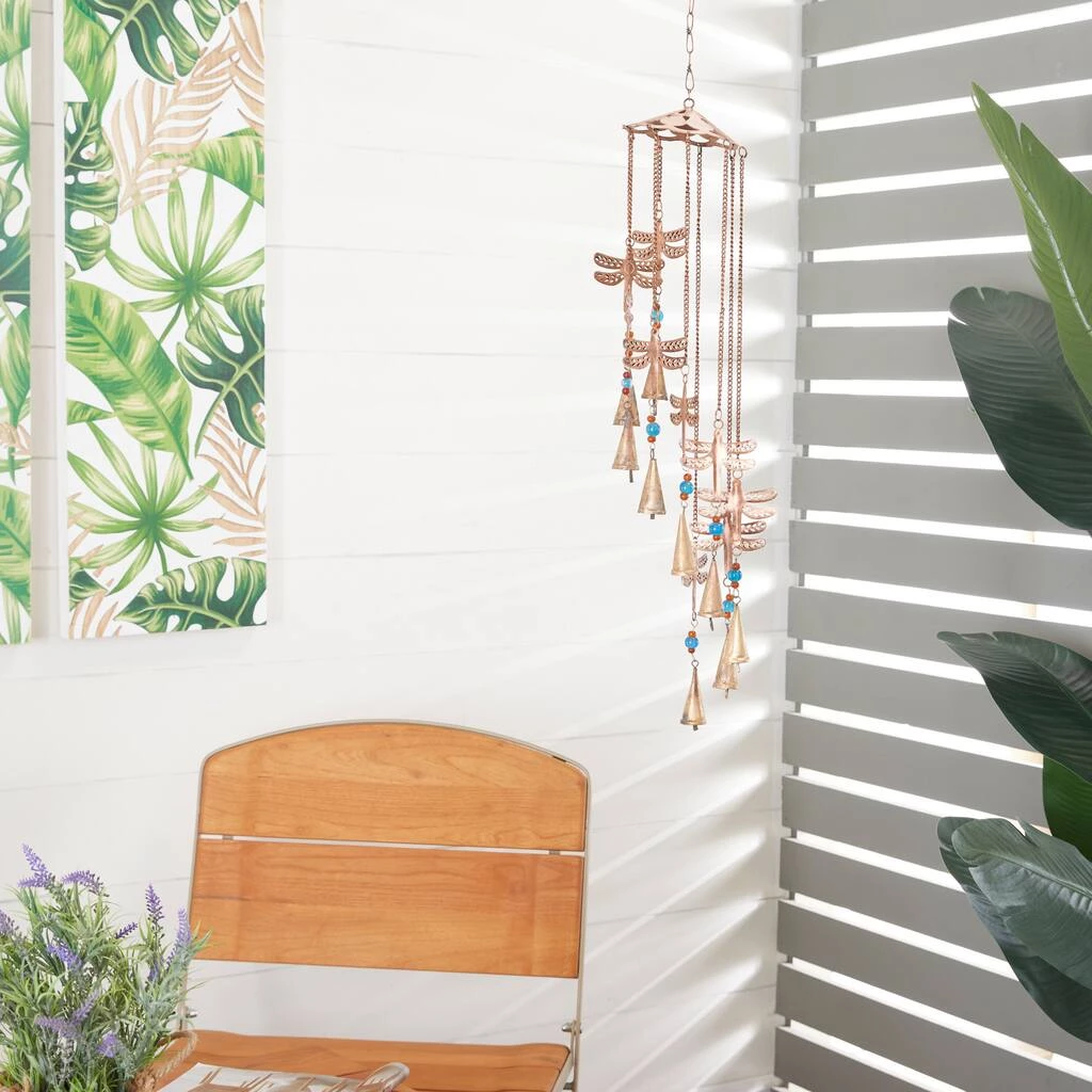 Flash Sale π Brass Metal Eclectic Windchime, 5" x 1" x 36" by Ivory and Iris β¨ 3 Flash Sale π Brass Metal Eclectic Windchime, 5" x 1" x 36" by Ivory and Iris β¨ - Image 3