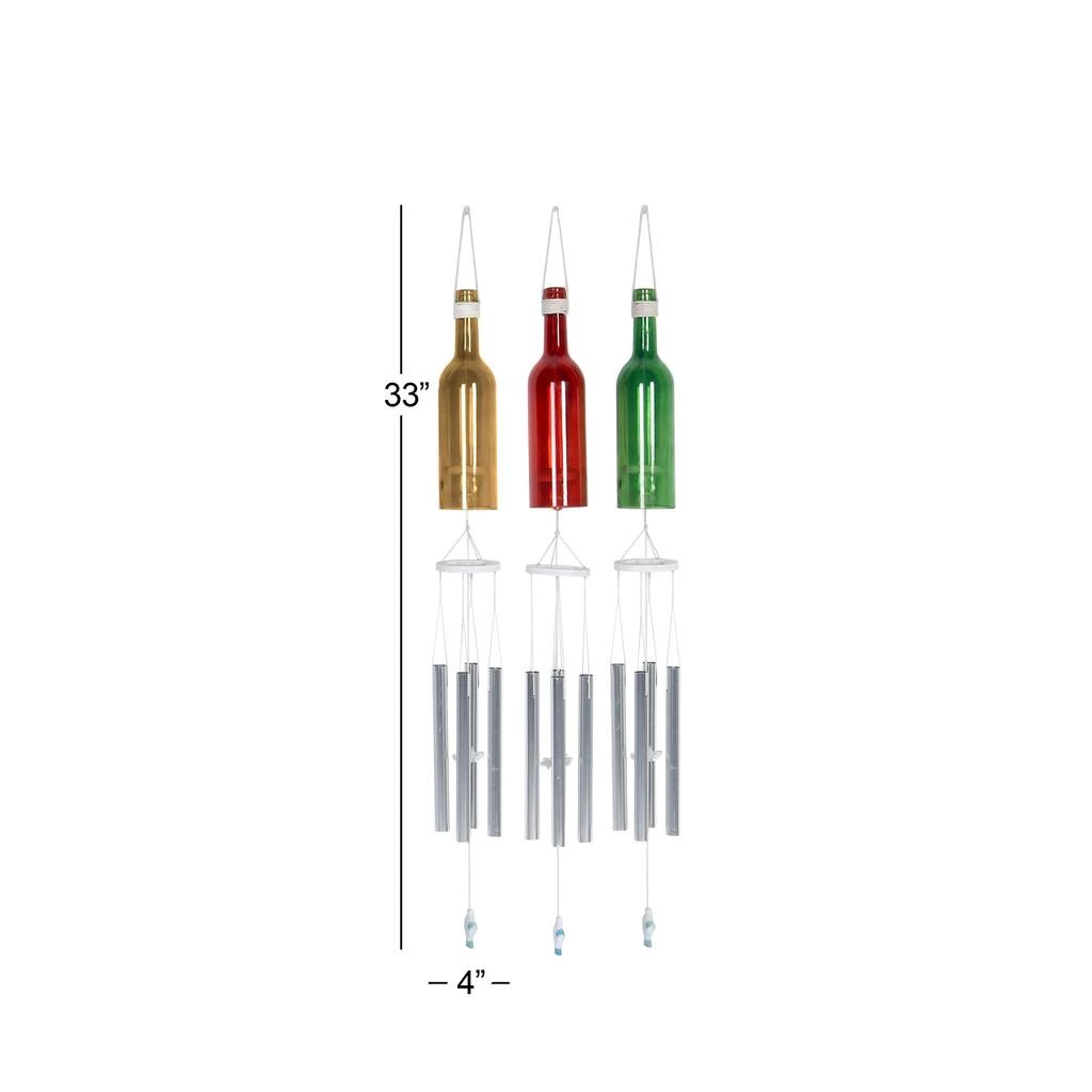 Buy ✨ Set of 3 Multi Colored Aluminum Coastal Windchime, 4" x 33" by Ivory and Iris ⭐ 7 Buy ✨ Set of 3 Multi Colored Aluminum Coastal Windchime, 4" x 33" by Ivory and Iris ⭐ - Image 7