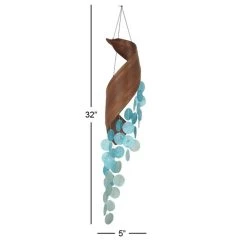Top 10 π Teal Capiz Coastal Windchime, 5" x 32" by Ivory and Iris β 11 Top 10 π Teal Capiz Coastal Windchime, 5" x 32" by Ivory and Iris β -Cheap Ivory and Iris Store D502277S 5