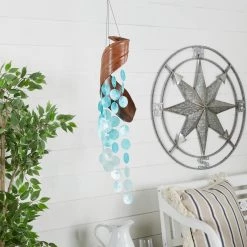 Top 10 π Teal Capiz Coastal Windchime, 5" x 32" by Ivory and Iris β 13 Top 10 π Teal Capiz Coastal Windchime, 5" x 32" by Ivory and Iris β -Cheap Ivory and Iris Store D502277S 7