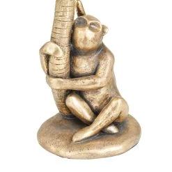 Best Pirce 👍 Gold Polystone Bohemian Candle holder 6" x 6" x 10" by Ivory and Iris ⭐ -Cheap Ivory and Iris Store D502350S 4