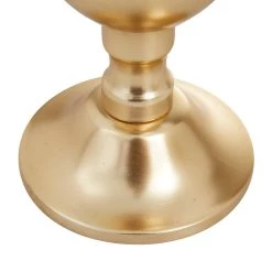 Cheapest ✨ Set of 3 Gold Aluminum Transitional Candle Holders, 10" x 4" x 4" by Ivory and Iris 🌟 -Cheap Ivory and Iris Store D502356S 4