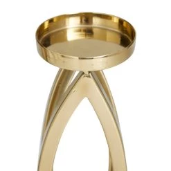 Best deal 🥰 Set of 2 Gold Stainless Steel Candle Holder 15", 12" by Ivory and Iris 👏 -Cheap Ivory and Iris Store D502357S 3