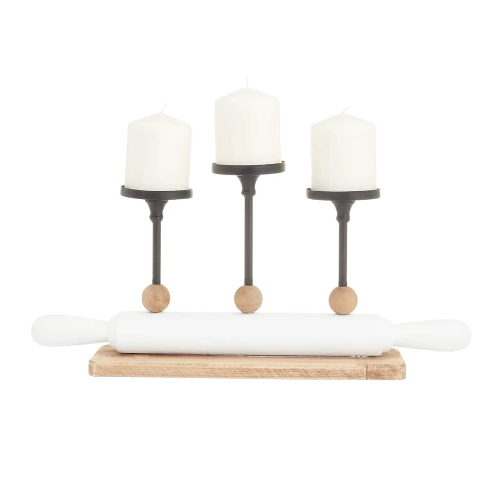 Deals π White Fir Modern Farmhouse Candelabra, 9" x 20" x 4" by Ivory and Iris β 1 Deals π White Fir Modern Farmhouse Candelabra, 9" x 20" x 4" by Ivory and Iris β