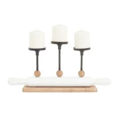 Deals π White Fir Modern Farmhouse Candelabra, 9" x 20" x 4" by Ivory and Iris β 11 Deals π White Fir Modern Farmhouse Candelabra, 9" x 20" x 4" by Ivory and Iris β -Cheap Ivory and Iris Store D502358S 5