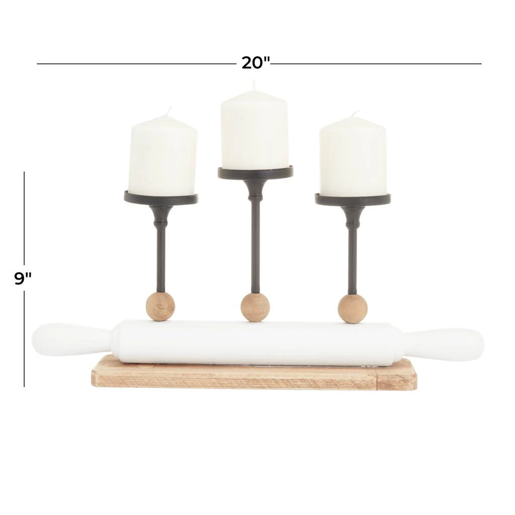Deals π White Fir Modern Farmhouse Candelabra, 9" x 20" x 4" by Ivory and Iris β 6 Deals π White Fir Modern Farmhouse Candelabra, 9" x 20" x 4" by Ivory and Iris β - Image 6