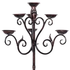 Promo 😍 5ft. Brown Traditional Candle Holder Lantern by Ivory and Iris 🧨 -Cheap Ivory and Iris Store D502367S 4
