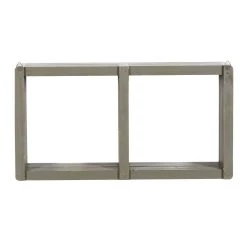 Discount 🌟 Gray Wood Contemporary Wall Shelf, 12" x 23" x 7" by Ivory and Iris 🎁 -Cheap Ivory and Iris Store D502372S 6