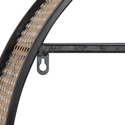 Buy 👍 Black Iron Contemporary Wall Shelves, 26" x 26" x 5" by Ivory and Iris ✨ -Cheap Ivory and Iris Store D502389S 7